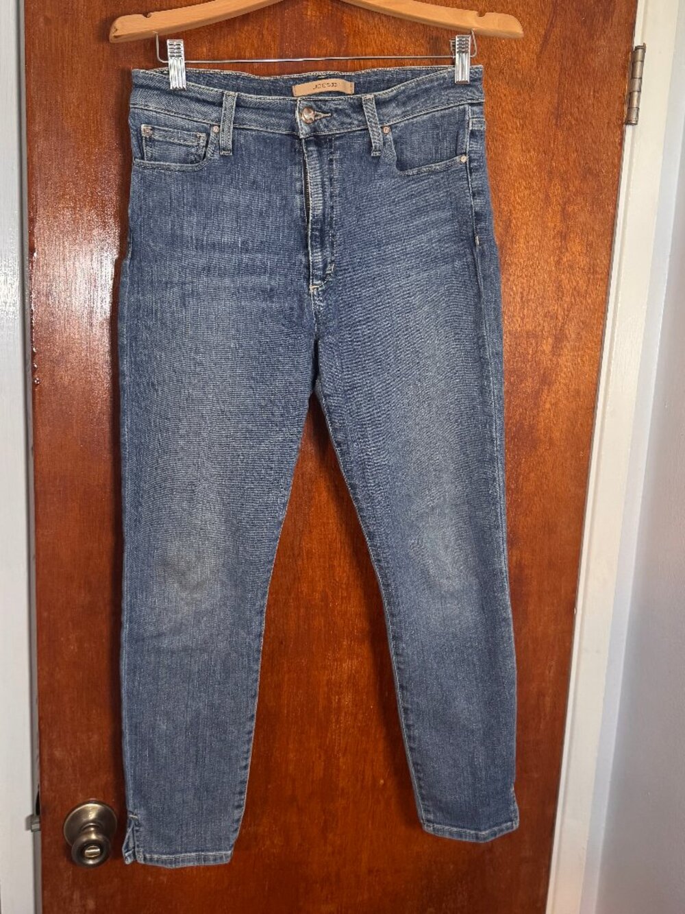 Joe's Jeans medium-wash blue denim skinny jeans